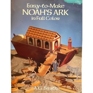 VintAge 1989 Easy To Make Noah's Ark In Full Color by Smith, A. G. Book Is Uncut